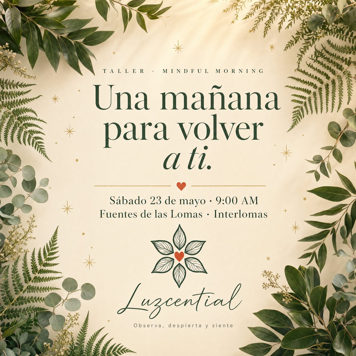 Pieza Volver a ti · flor central